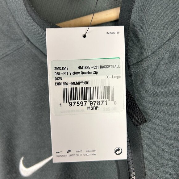 Nike 1 Cent Memphis Tigers XLT Quarter Zip NWT Coach Sideline Penny Hardaway‎ - Picture 5 of 6